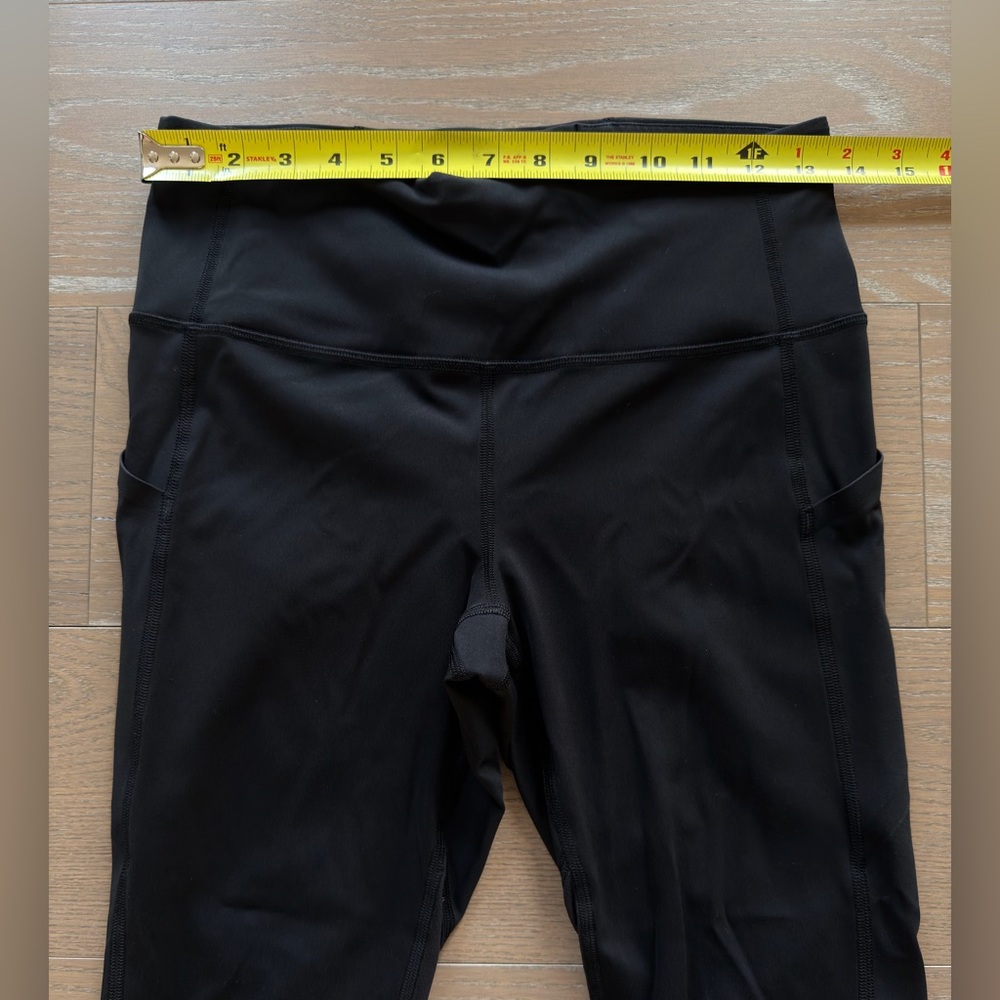 Lululemon Women’s Pace Rival High Rise Crop Leggings Size 6 Black - Picture 2 of 10